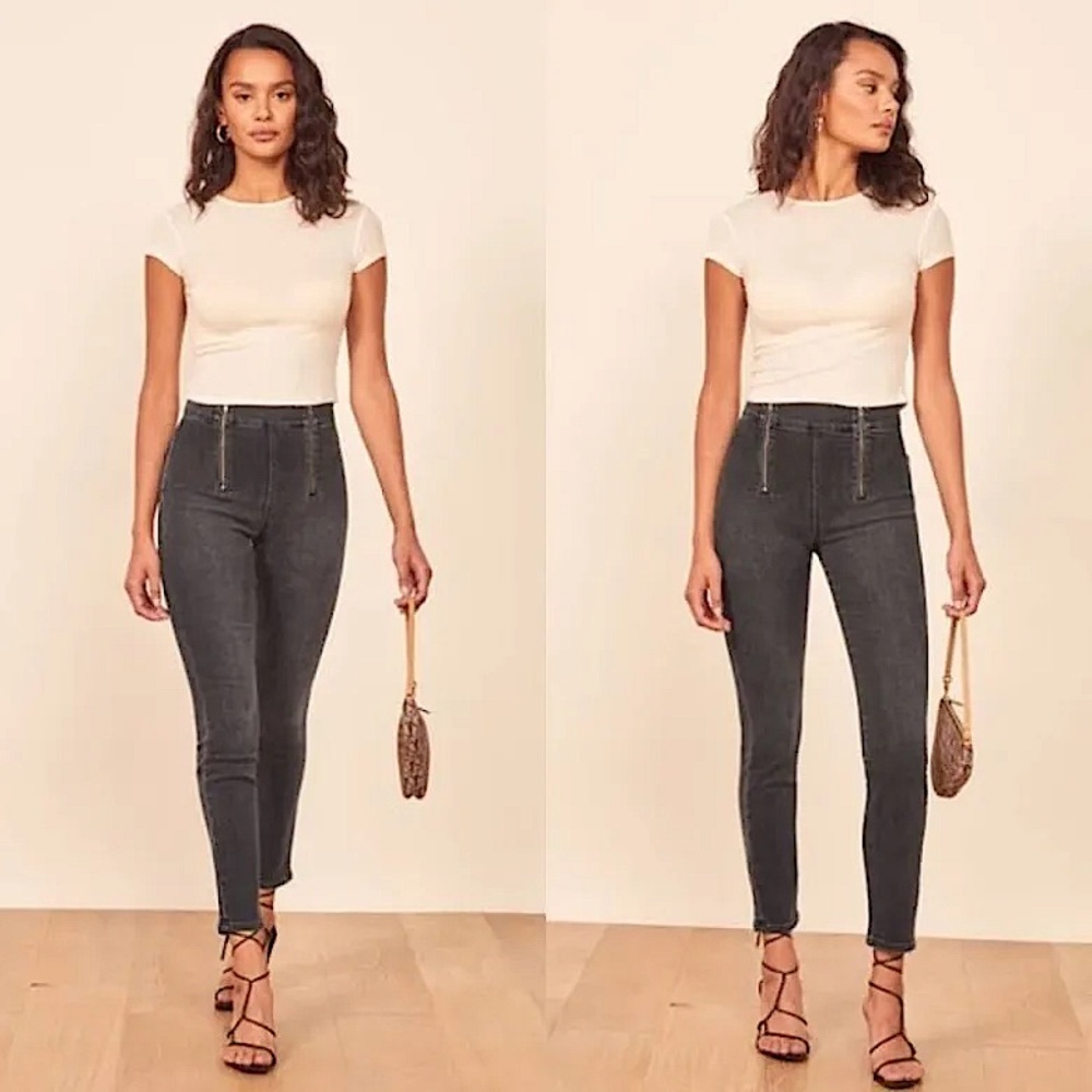 Reformation Krista High & Skinny Jeans in Avalon, Size 25